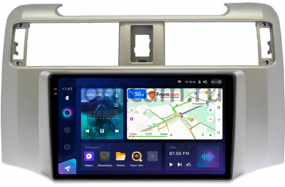 Штатное головное устройство Teyes CC3 2K 360 6/128 9.5 дюймов RM-9380 для Toyota 4Runner 5 2009-2024 на Android 10 (4G-SIM, DSP, QLed)