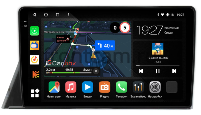 Штатная магнитола Toyota Sienta 2 2015-2022 (для комплектации с магнитолой 100x200mm, глянцевая, правый руль) Canbox M-Line 2K 4178-10-0318 на Android 10 (4G-SIM, 4/64, DSP, QLed)