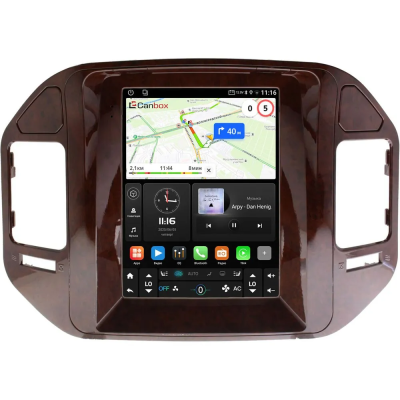 Штатное головное устройство Mitsubishi Pajero 3, Montero 3 1999-2006 Canbox (Tesla style) 9.7 дюймов 4/64 GTR096-1312-54 на Android 10 (QLed, DSP, CarPlay)