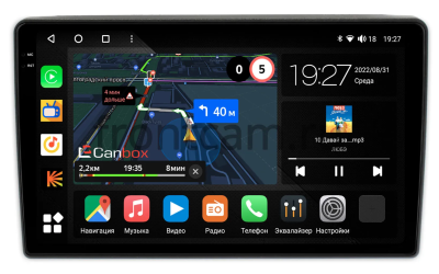 Штатная магнитола Canbox M-Line 2K 4179-9-1259 для Ford Escape, Maverick 2 2000-2007 на Android 10 (4G-SIM, 4/64, DSP, QLed)