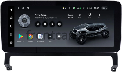 Штатная магнитола Hyundai IONIQ 2019-2022 (глянцевая) 12.3 дюйма Teyes LUX ONE (Round Corner) 6/128 RM-2131 на Android 10 (4G-SIM, 6/128, DSP, QLed) Mercedes Style