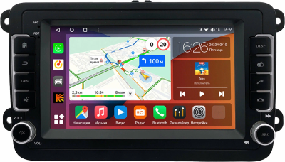 Магнитола в штатное место 2 din Volkswagen Amarok, Caddy, Golf, Passat, Polo Canbox Logic-i3 5720-RP-2055-493 на Android 11 (4G-SIM, 4/64, DSP, QLed, 360)