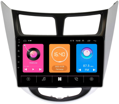 Штатная магнитола OEM RK9-9027 для Hyundai Solaris, Accent 4 2010-2019 на Android 10 (CarPlay, AHD, 1/32)