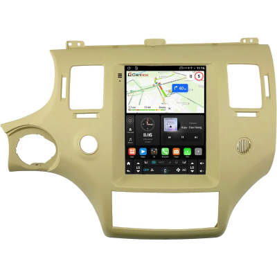 Штатное головное устройство Hyundai Grandeur 4 2005-2011 (желтая) Canbox M-Line (Tesla style) 9.7 дюймов 4/64 5622-1312-227 на Android 10 (4G-SIM, DSP, QLed)