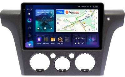 Штатное головное устройство Teyes CC3 2K 360 6/128 10.36 дюймов RM-10-1132 для Mitsubishi Airtrek 2001-2008 на Android 10 (4G-SIM, DSP, QLed)