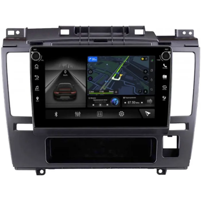 Штатная магнитола Nissan Tiida Latio 2004-2013 (серая, правый руль) Canbox H-Line 7803-9-209 Android 10 (4G-SIM, 4/64, DSP, IPS) С крутилками