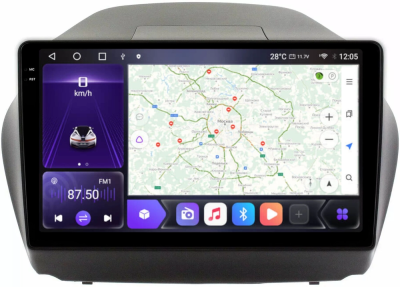 Carmedia OL-1702-MKD-1036-2K-12512-D7 штатная магнитола для Hyundai ix35 (2009-2015) на Android 13 с 12GB, DSP