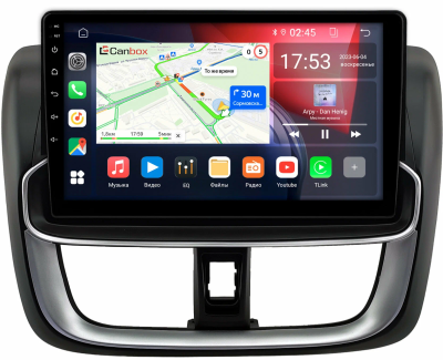 Штатная магнитола Toyota Vios 3, Yaris 3 (XP150) 2017-2022 Canbox GTR10-0432 4/64 на Android 10 (IPS, DSP, CarPlay)