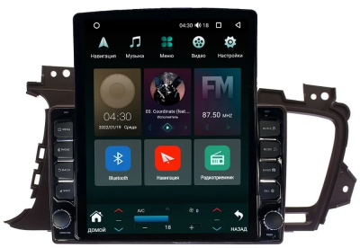 Штатная магнитола Canbox M-Line 5610-9015 для Kia Optima 3, K5 2010-2013 на Android 10 (4G-SIM, 2/32, DSP, QLed, Tesla) для авто без камеры