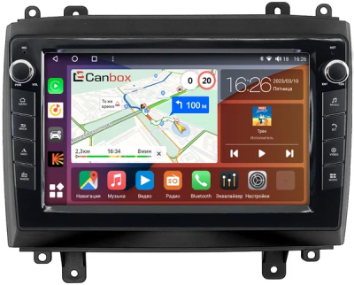 Штатная магнитола Canbox H-Line 7828-10-3528 для Cadillac CTS, SRX 2003-2009 на Android 10 (4G-SIM, 6/128, DSP, QLed) С крутилками