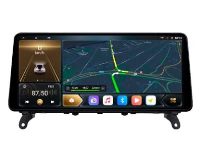 Штатная магнитола BMW X3 2011-2017 F25 (CIC/NBT), X4 2014-2017 F26 (NBT) 12,3 дюйма Carmedia MKD-BM004-11-17-X3-1052-Q на Android 12 (4G-SIM, 6/128, DSP, QLed) BMW Style