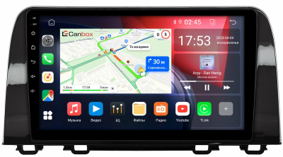 Штатная магнитола Canbox GTR9-766 для Honda CR-V 5 2016-2024, Breeze 2019-2022 4/64 Android 10 (IPS, DSP, CarPlay)