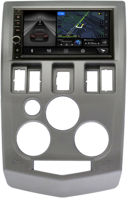 Магнитола в штатное место 2 din Renault Logan 2004-2009 Canbox H-Line 5602-RP-RNLGB-170 на Android 10 (4G-SIM, 4/32, DSP, IPS) С крутилкой