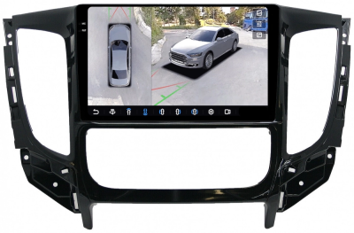 FarCar S500 BX1198M 360 штатная магнитола для Mitsubishi L200 2015-2019 (климат), Pajero Sport 3 2016-2023 (МКПП), FIAT Fullback на Android 14 c 6G, DSP, 4G