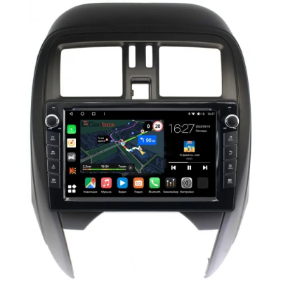 Штатная магнитола Canbox M-Line 7821-9-NI097N для Nissan March (K13) 2013-2024 на Android 10 (4G-SIM, 2/32, DSP, IPS) С крутилками
