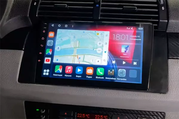 BMW 5 (E39), X5 (E53), 7 (E38) 1995-2004 Canbox M-Line 4544-9295 на Android 10 (4G-SIM, 2/32, DSP, QLed)