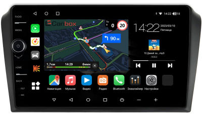 Штатная магнитола Mazda 3 (BK), Axela 2003-2009 Canbox M-Line 7840-9032 на Android 10 (4G-SIM, 2/32, DSP, QLed)