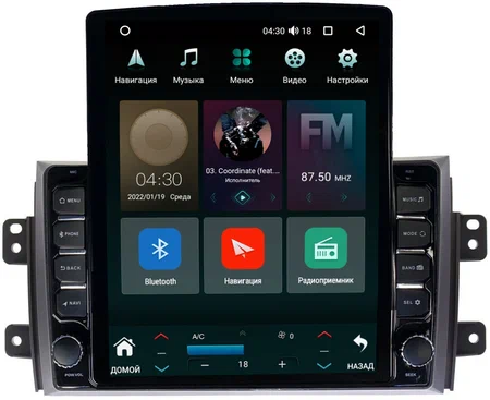 Suzuki SX4 2006-2014 Canbox M-Line 5610-9035 на Android 10 (4G-SIM, 2/32, DSP, QLed, Tesla)