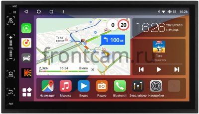 Штатная магнитола Nissan Latio (N17) 2012-2016 7 дюймов Canbox H-Line 5514 на Android 10 (4G-SIM, 6/128, DSP, IPS)