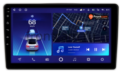 Штатное головное устройство Teyes CC2 PLUS 4/32 9 дюймов RM-9-689 для Nissan Pixo 2008-2013 на Android 10 (4G-SIM, DSP, QLed)