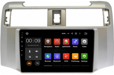 Roximo 4G RX-1102 Штатная магнитола для Toyota 4Runner 2009+ на Android 13 с 8GB, DSP, 4G