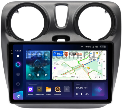 Штатное головное устройство Renault Dokker 2012-2021 Teyes CC3 2K 360 6/128 9.5 дюймов RM-9-2819 на Android 10 (4G-SIM, DSP, QLed)