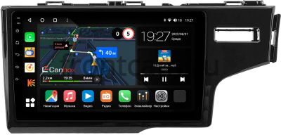 Штатная магнитола Honda Fit 3 2013-2020 (глянцевая, правый руль) Canbox M-Line 4542-9-0511 на Android 10 (4G-SIM, 4/64, DSP, QLed)
