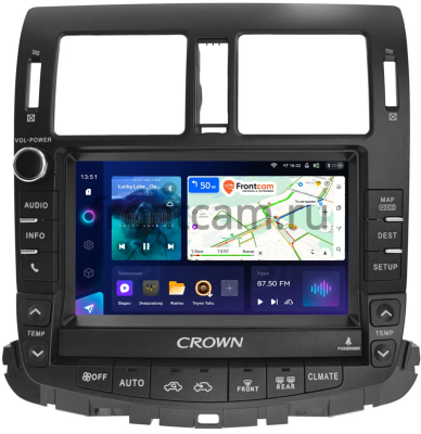 Штатное головное устройство Toyota Crown (S200) 2008-2012 (Для авто c монитором и DVD) Teyes CC3 2K 360 6/128 9.5 дюймов RM-9-5377 на Android 10 (4G-SIM, DSP, QLed)