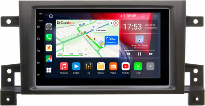 Магнитола в штатное место 2 din Suzuki Grand Vitara 3 2005-2015 Canbox 4/64 на Android 10 (GTR7-RP-SZES3d-14) (IPS, DSP, CarPlay)