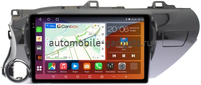 Штатная магнитола Toyota Hilux 8 2015-2024 (руль слева) Canbox Logic-i3 2K 5724-1056 на Android 11 (4G-SIM, 4/64, DSP, 360, QLed) (для любой комплектации)