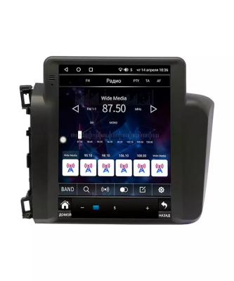 Wide Media KS5031QR-3/32 (Tesla style) штатная магнитола для Honda Civic 9 (IX) 2011-2015 Sedan на Android 10 с 3Gb, DSP, 4G