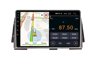 Магнитола для Nissan Juke 2017+ серебристая Parafar на Андроид 12.0 PF790T1RGx