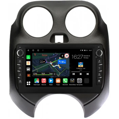 Штатная магнитола Canbox M-Line 7831-9100 для Nissan March (K13) 2010-2013 на Android 10 (4G-SIM, 2/32, DSP, IPS) С крутилками