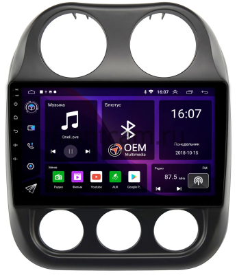 Jeep Compass, Liberty (Patriot) 2009-2016 Canbox RS10-810 1.5/32 на Android 10 (IPS, DSP, CarPlay)