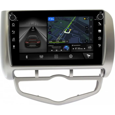 Штатная магнитола Canbox H-Line 7803-9095 для Honda Fit 2001-2008 (правый руль) на Android 10 (4G-SIM, 4/64, DSP, IPS) С крутилками