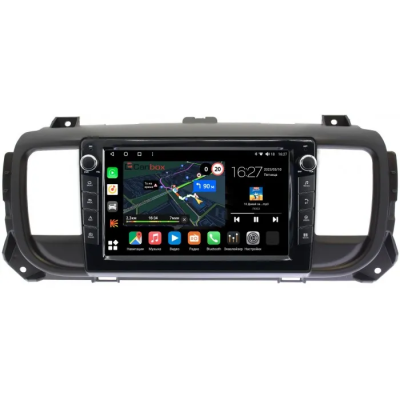 Штатная магнитола Canbox M-Line 7821-9296 для Peugeot Traveller, Expert 3 2016-2024 на Android 10 (4G-SIM, 2/32, DSP, IPS) С крутилками