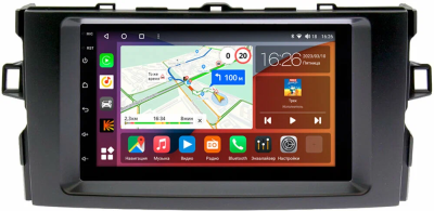 Магнитола в штатное место 2 din Toyota Auris 2006-2012 Canbox EVO 5822-RP-TYAU15XB-176 на Android 14 (4G-SIM, 8/256, DSP, QLed, AI, 360) (173х98)