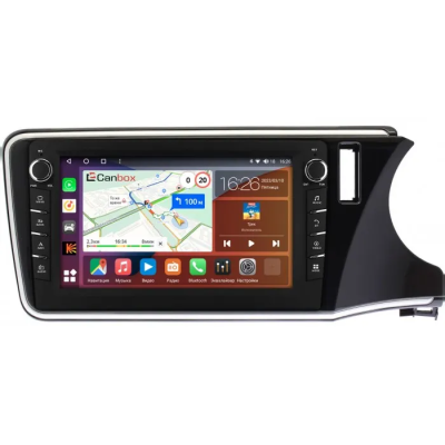 Штатная магнитола Honda Grace 2014-2020 (правый руль) Canbox H-Line 7834-9-1143 на Android 10 (4G-SIM, 6/128, DSP, IPS) С крутилками