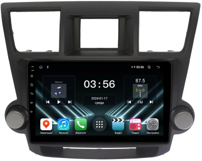 FarCar D035M Штатная магнитола для Toyota Highlander 2 2007-2013 XU40 на Android 13 c 2GB