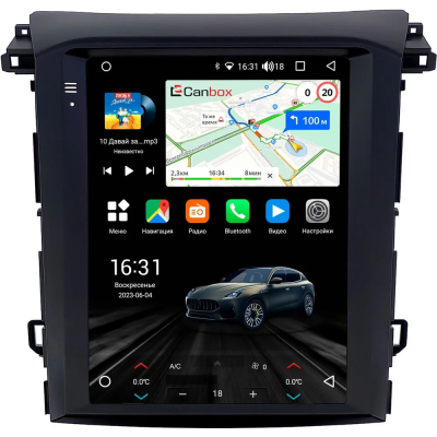 Штатное головное устройство Subaru XV 2, Forester 5, Impreza 5, Crosstrek 2 2016-2024 Canbox (Tesla style) 9.7 дюймов 4/64 GTR096-1312-108 на Android 10 (QLed, DSP, CarPlay)
