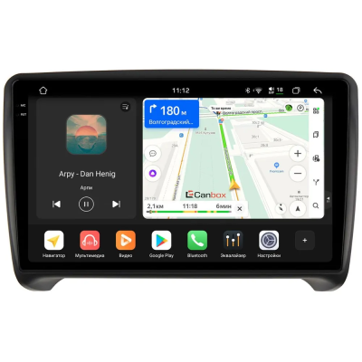 Штатная магнитола Canbox PRO-Line 2K 4254-9202 для Audi TT (8J) 2006-2014 на Android 13 (4G-SIM, 12/256, DSP, QLed)