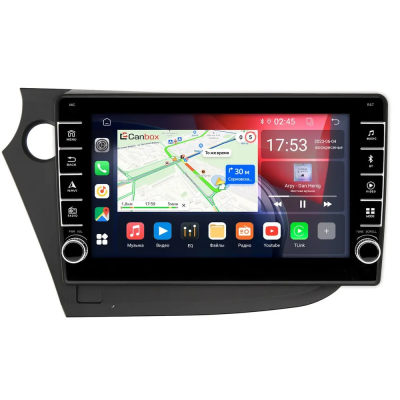 Honda Insight 2 2009-2014 (левый руль) Canbox BGT9-303 2/32 на Android 10 (IPS, DSP, CarPlay)