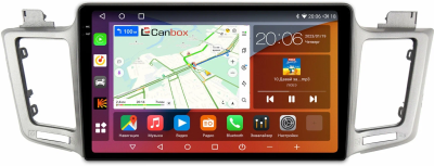 Штатная магнитола Canbox EVO 2K 5832-1030 для Toyota RAV4 4 (XA40) 2012-2019 (для авто с 4 камерами) на Android 14 (4G-SIM, 16/512, DSP, QLed, AI, 360)