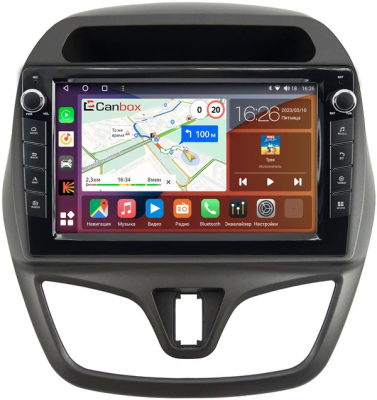Штатная магнитола Chevrolet Spark 4 (M400) 2015-2024 Canbox H-Line 7824-9-1235 на Android 10 (4G-SIM, 6/128, DSP, IPS) С крутилками
