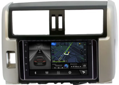 Toyota LC Prado 150 2009-2013 (серебро) Canbox 1.5/32 на Android 10 (RS7-RP-TYLP15X-236) (IPS, DSP, CarPlay)