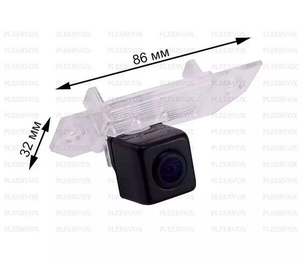 Штатная камера заднего вида Pleervox PLV-CAM-F02B для Ford Focus II ( Седан ), C-Max (2004-2011)