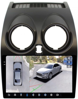 FarCar S500 BX1170M 360 штатная магнитола для Nissan Qashqai (J10), Dualis 2007-2014 на Android 14 c 6GB, DSP, 4G