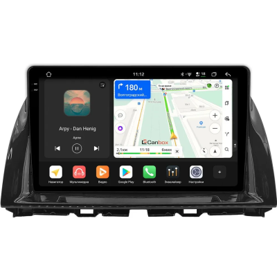 Штатная магнитола Canbox PRO-Line 2K 4257-10-194 для Mazda CX-5, 6 (GJ) 2011-2017 на Android 13 (4G-SIM, 4/64, DSP, QLed)