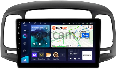 Штатное головное устройство Teyes CC3L 4/64 9 дюймов RM-9-1411 для Hyundai Verna 2005-2010 (черная) на Android 10 (4G-SIM, DSP, IPS)