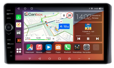 Штатная магнитола Canbox H-Line 7852-10-1880 для Ford F-150 14 2020-2024 на Android 10 (4G-SIM, 4/32, DSP, QLed)